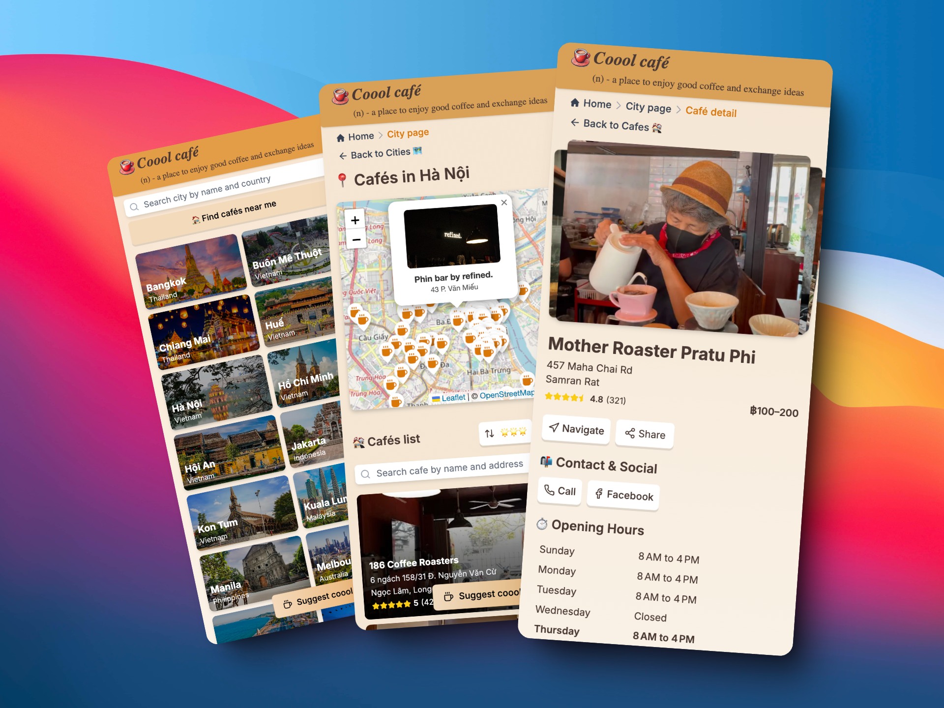 ☕️ Coool café - My 1st baby